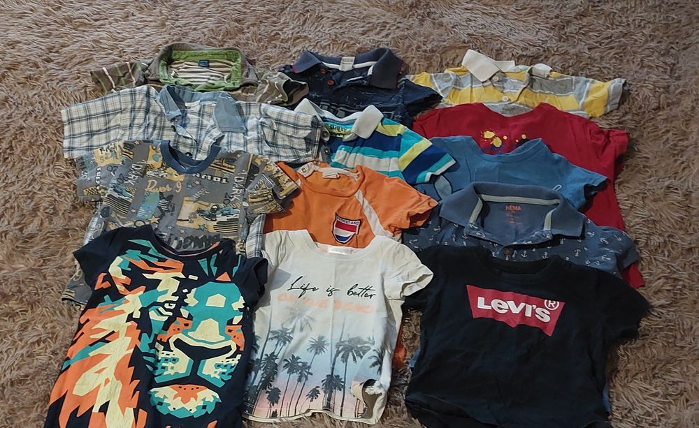 Великий пакет одягу на хлопчика