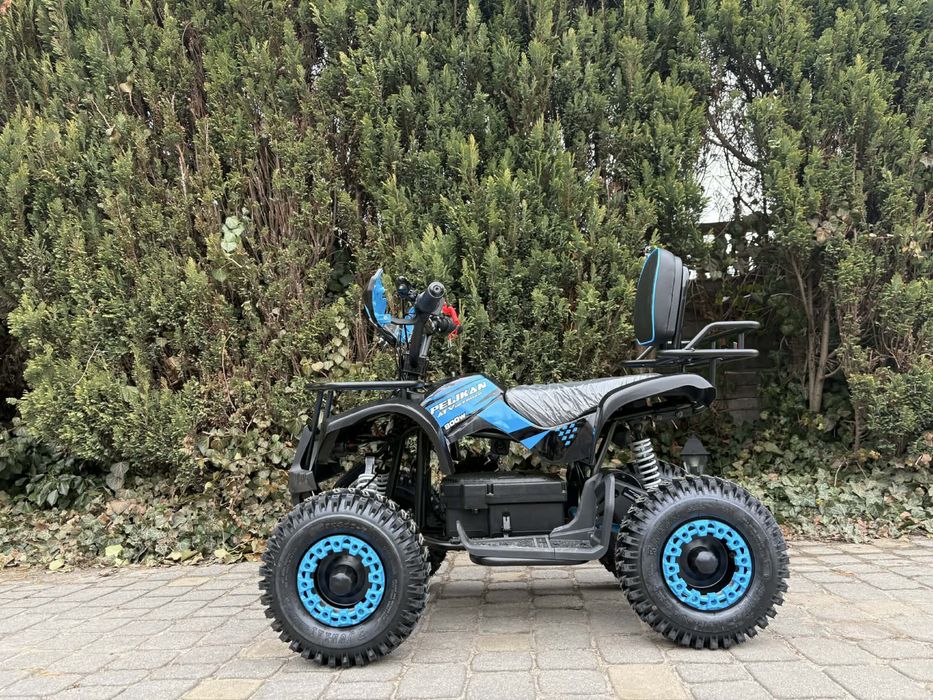 Quad elektryczny M7 pelikan 800W oparcie duże koła regulacja prędkości raty dotawa