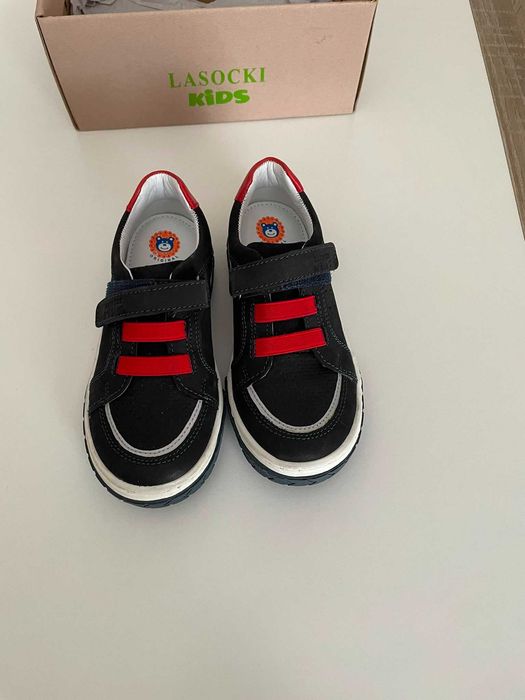 Buty (półbuty) Lasocki skórzane, chłopiec,  roz.28, NOWE