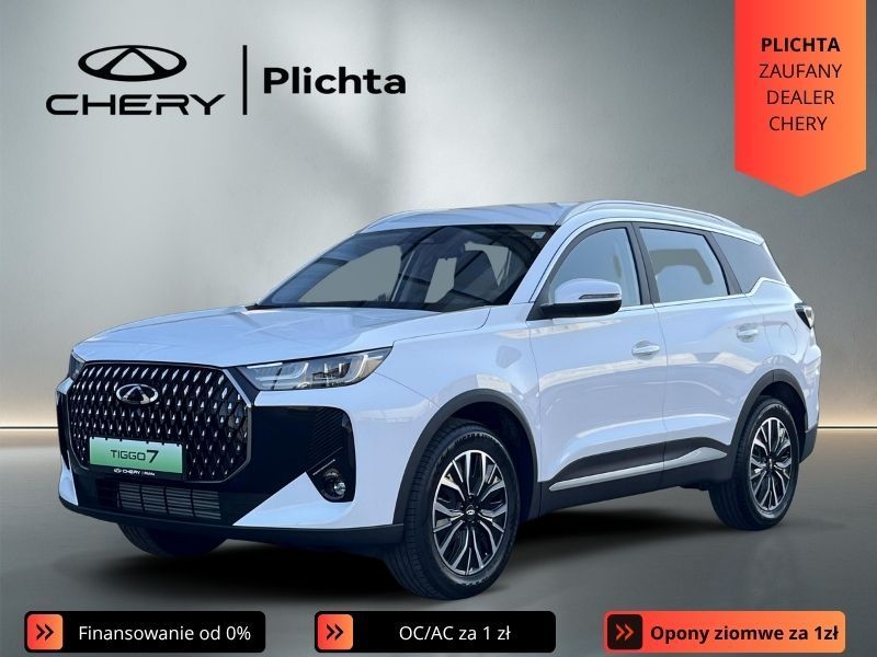 Chery Tiggo 7 Chery Tiggo 7 Grupa Plichta | Hybryda | Dostępne od ręki !
