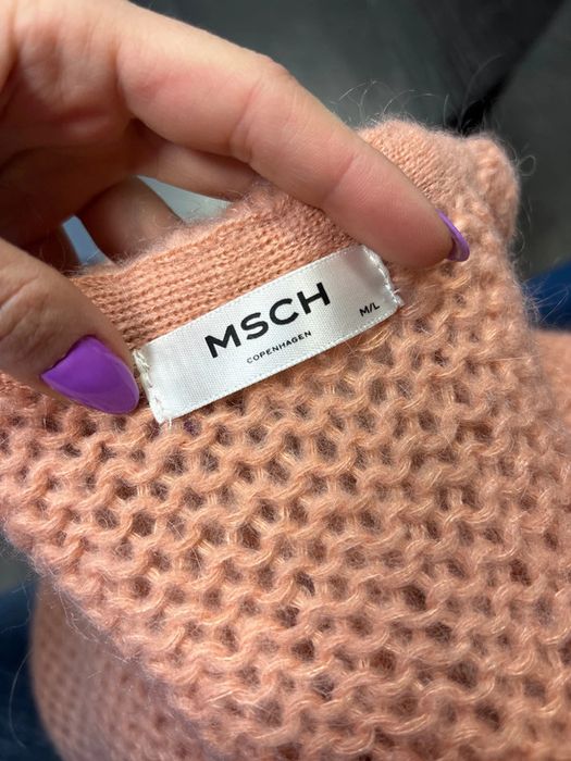 MSCH copenhagen sweter swetr moher wełna lana 38 M 40 L 42 XL