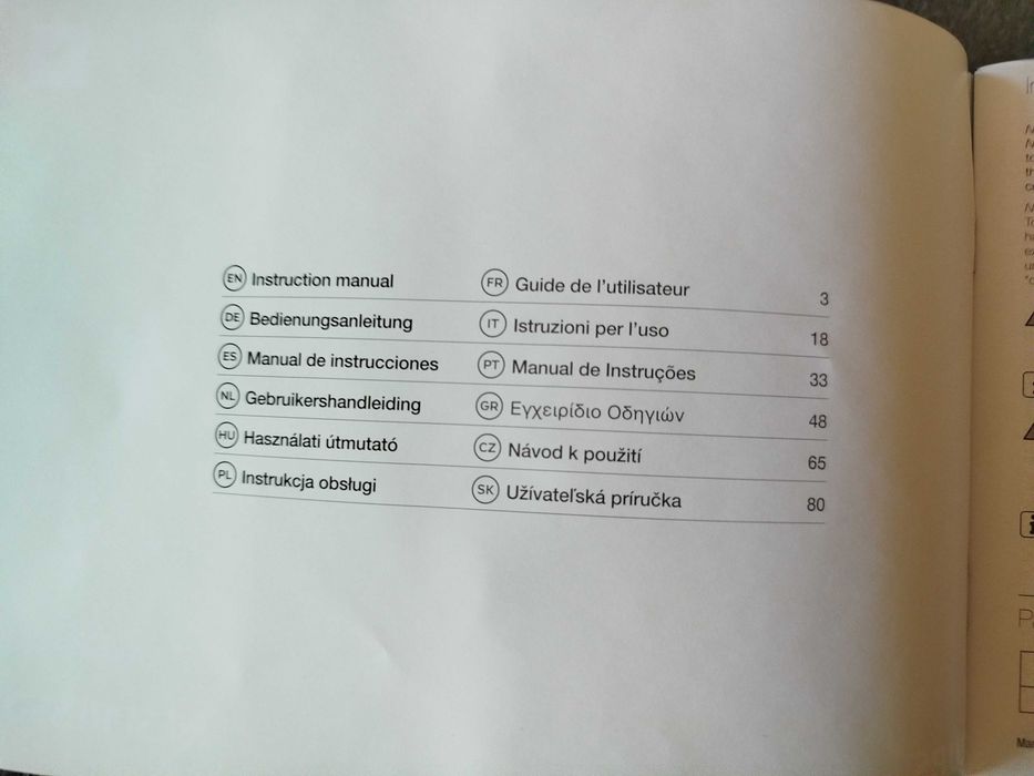 Manual Instruções Nespresso