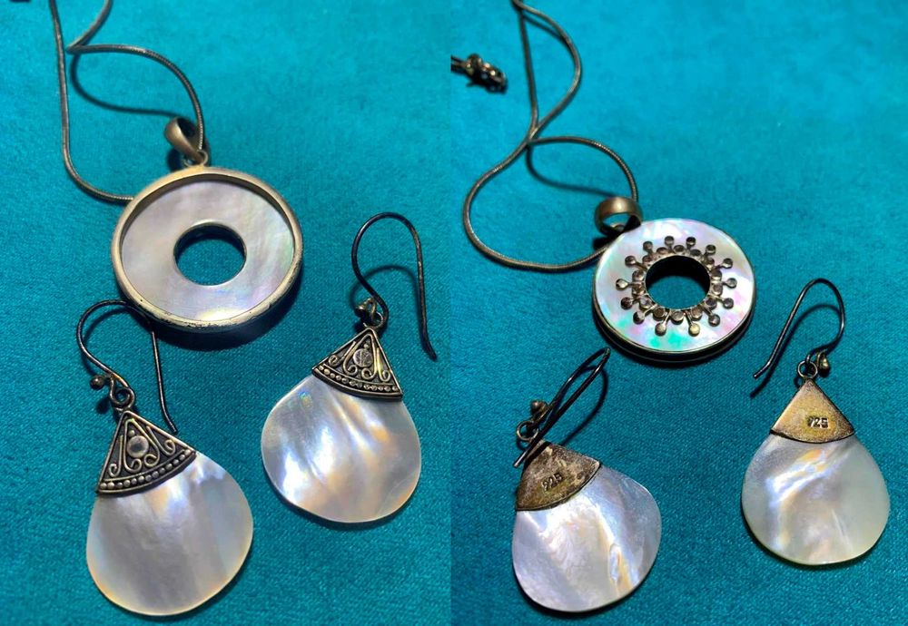 Прикраси (Срібні із вставками)