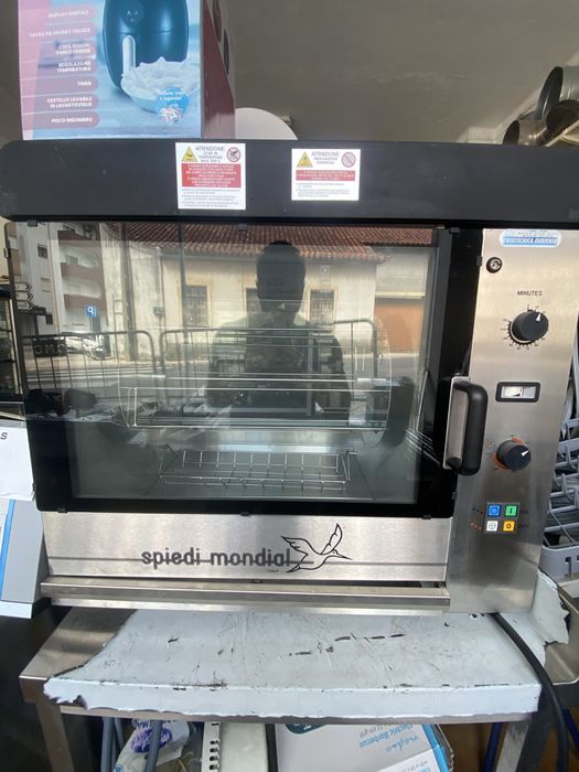 Assador Rotativo Profissional Spiedi Mondial (Itália)