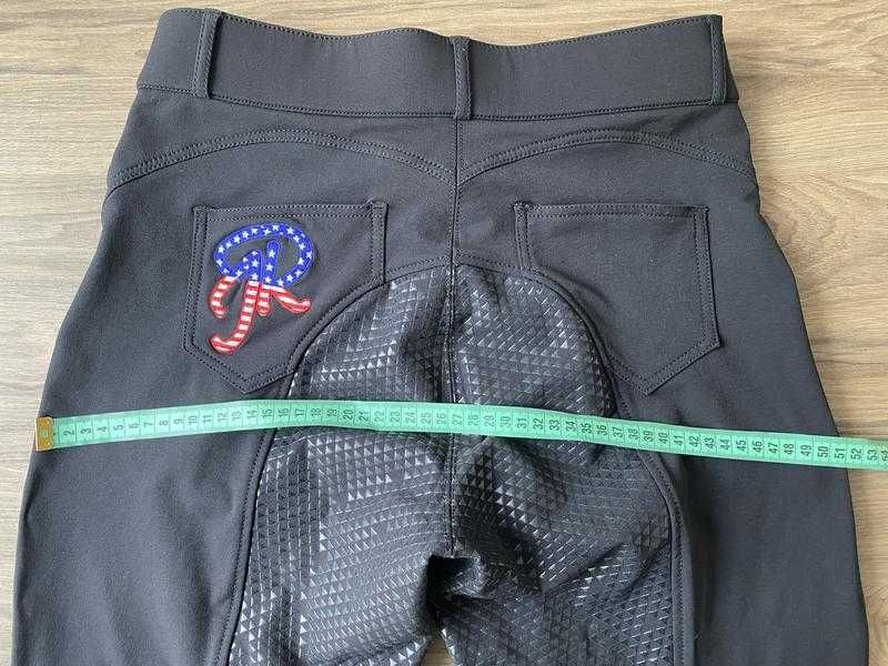 Бриджі для верхової їзди з повною силіконовою леєю