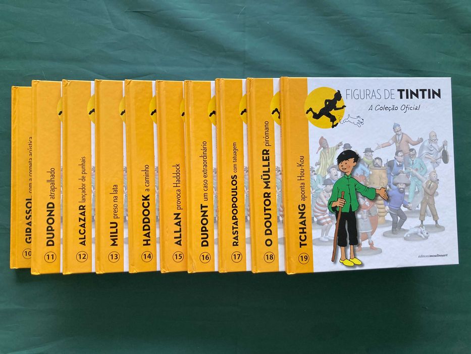 A Coleção Oficial - Figuras de Tintin - 66 livros (incompleta)