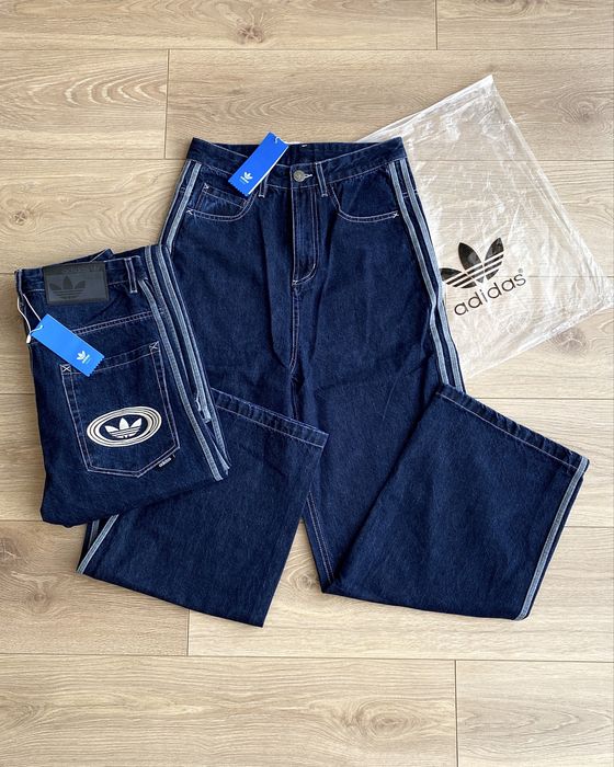 Жіночі джинси Adidas сині / Жіночі штани Adidas