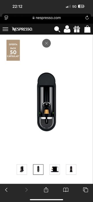 Nespresso CitiZ Limousine Black