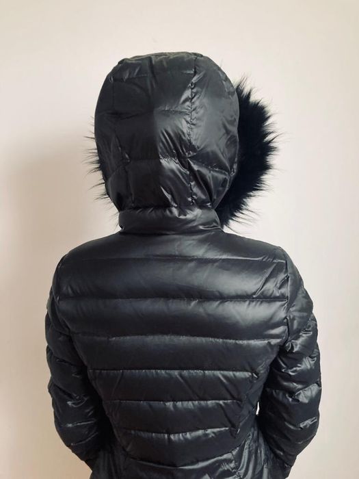 PINKO Płaszcz puch naturalny jenot roz. XS/S/ roz.36/S/8