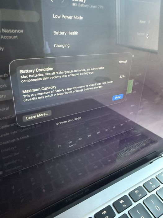 MacBook Air 13” M1 (A2337) 16/256gb 2021 space grey