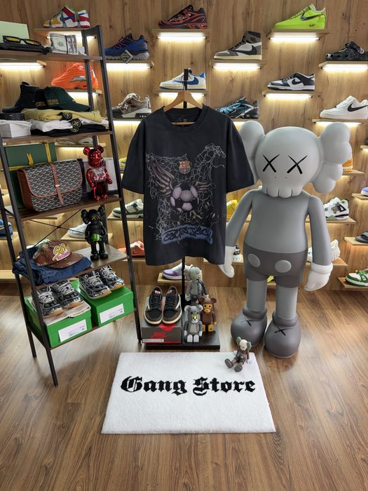 Футболка Travis Scott x Cactus Jack x Barcelona “Barca” Faded Grey