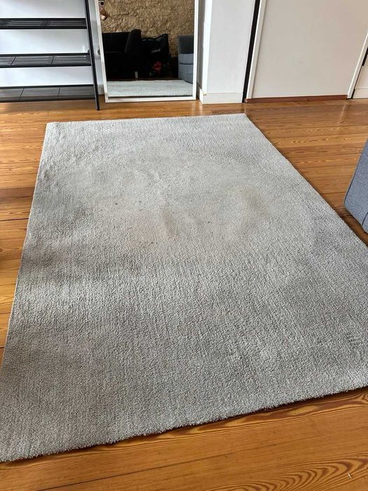 Tapete pelo curto, cinza, 133x195 cm IKEA KNARDRUP