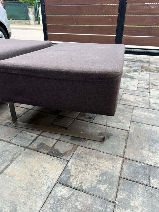 Pufa sofa 2 pufy siedzisko