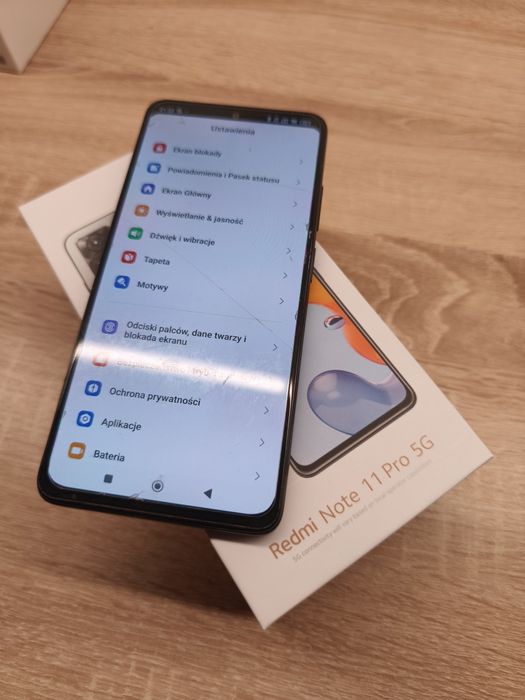 Redmi Note 11 Pro 5G 128GB - stan idealny, gratisy, prezent