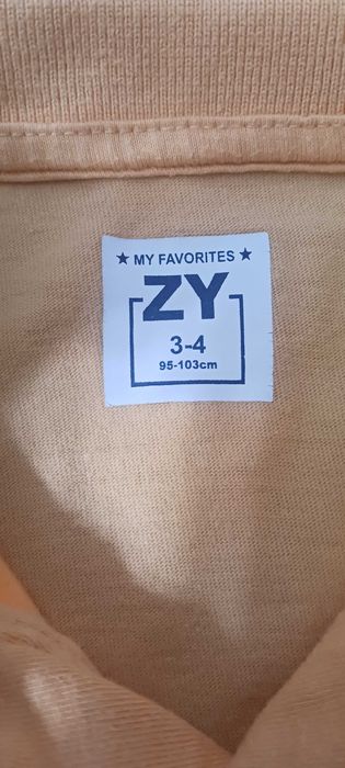 Conjunto de 3 polos e 3 t-shirts para criança - 3/4 anos