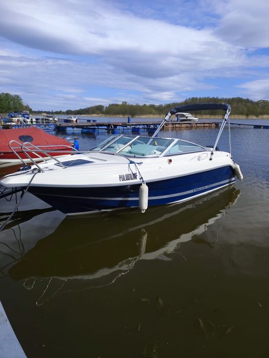 Łódź motorwa dł.5,60m szer. 2,30m silnik 115hp przyczepa zarejestrowna