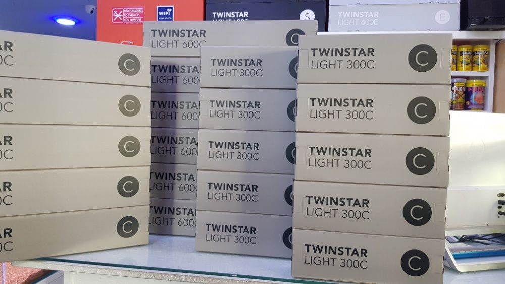 Calha led Twinstar 300C para aquario plantado