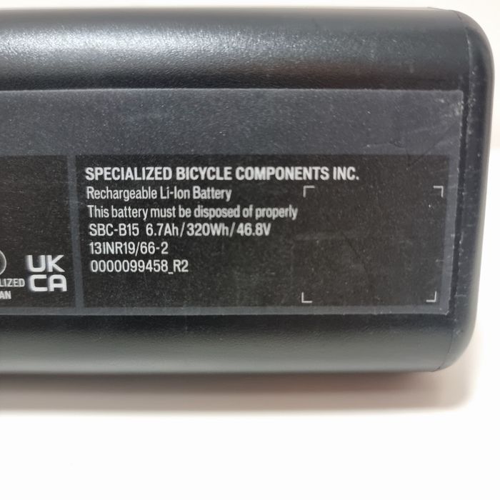 Część do rowerów elektrycznych SPECIALIZED SL Bateria 48v 320wh
