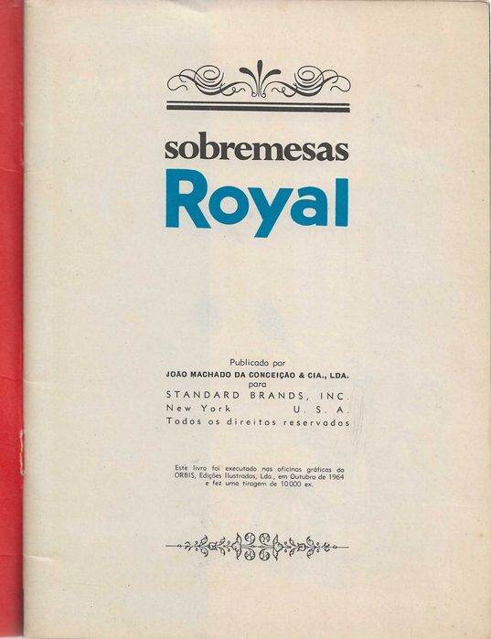 Sobremesas Royal