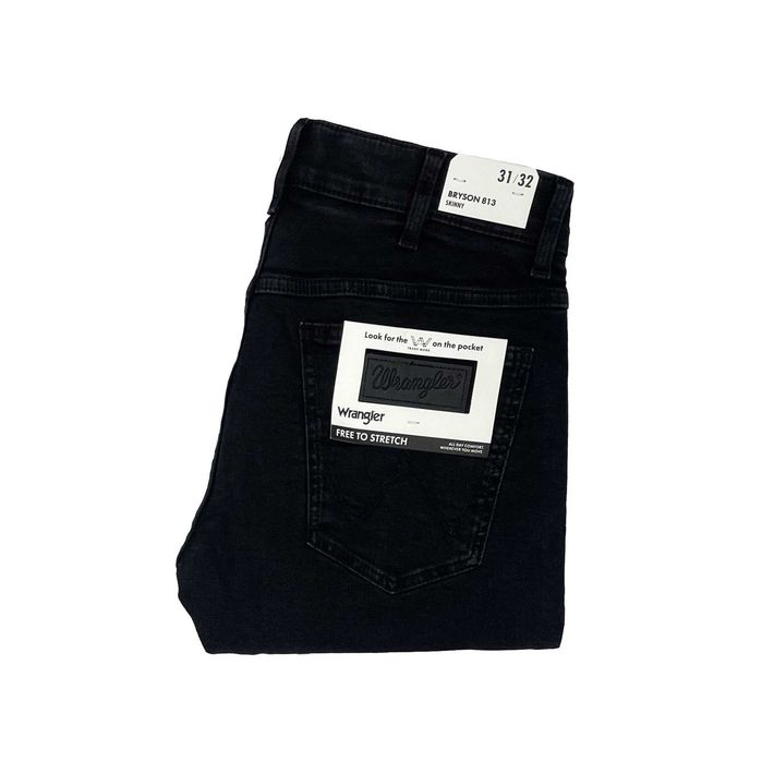Spodnie męskie jeansy Wrangler Bryson 813 Jetstorm Noir W31 L32