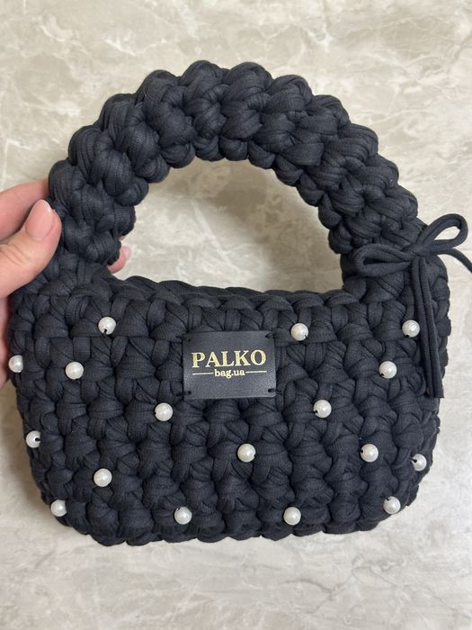 Маленька сумочка. Міні сумка. Сумка через плече. Вʼязана сумка ручної