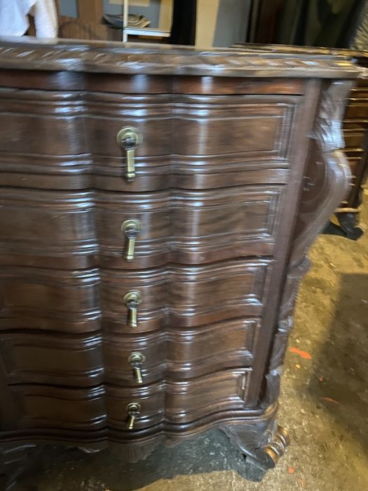 Cómoda mesa de cabeceira camiseiro madeira maciça 66x34x55