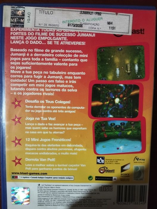 Jogo Jumanji - PlayStation 2