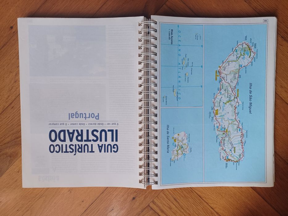 Mapas de Portugal- Portugal e Espanha, do Diário de Notícias