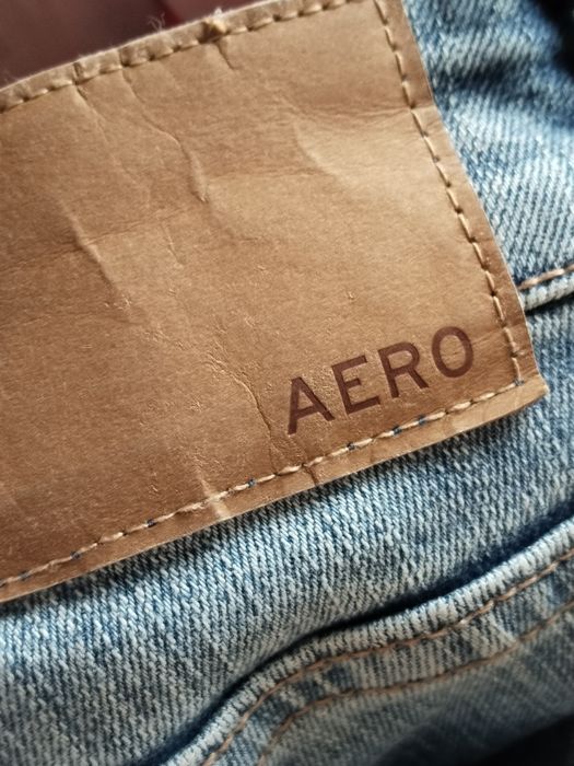 Jeansy low rise flare 000 Reg aéropostale dzwony z niskim stanem w stylu retro y2k