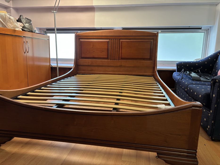 Cama Casal cor cerejeira