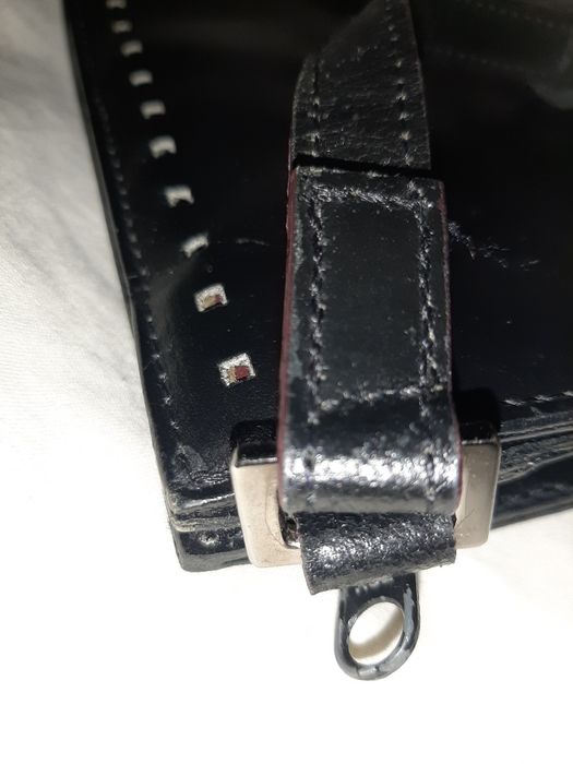 Czarna damska  torebka,  Genuine Leather