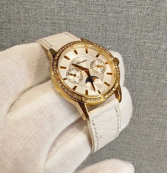 Жіночий годинник JBW JB-6210 Diamond 38mm Chronograph