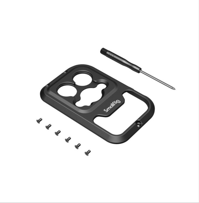 Клітка iPhone 14 Pro Max кріплення для об'єктиву SmallRig 4077 + платформа 4079