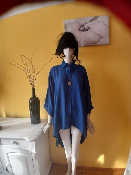 tunika asymetryczna Made In Italy rozmiar 54\56