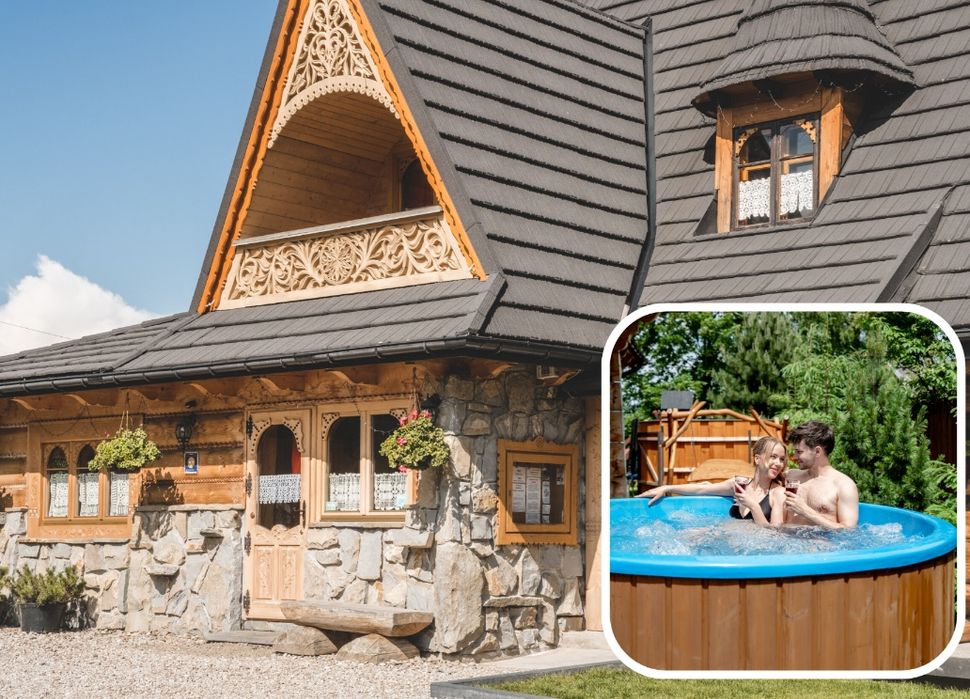 Bajkowa  Boutique  Jacuzzi Domek dla 2- 9 osób Zakopane Domki  Promocja!