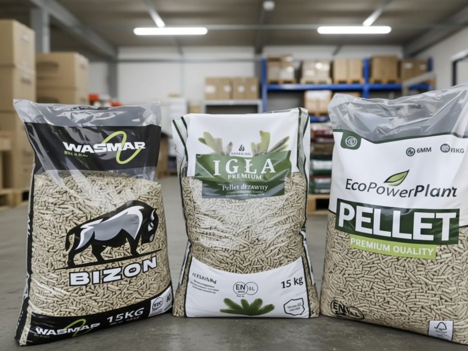 Pellet pelet drzewny lava igła bizon certyfikat A1