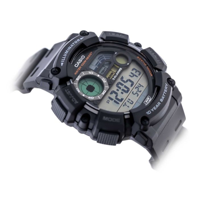 Zegarek męski Casio Digital Moonphase WS-1500H-1A