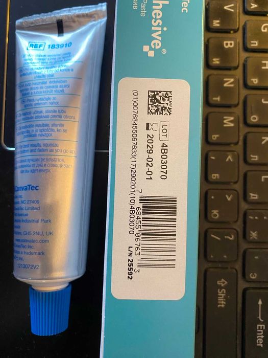 калоприймачі 57мм, 70мм, кільця до калоприймачів, паста, пудра