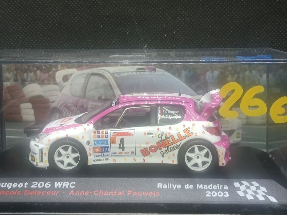 Miniaturas  1:43 Peugeot 206 8 modelos diferentes