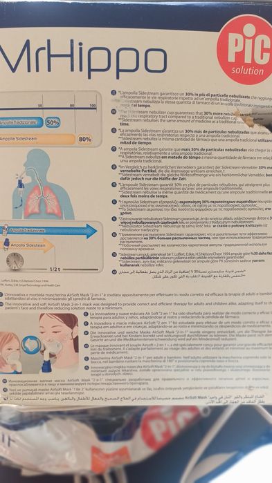 Aerossol a pistão PIC Mr Hippo