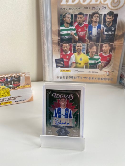 Carta ÍDOLOS Autógrafo Original Gabri Veiga FC Porto