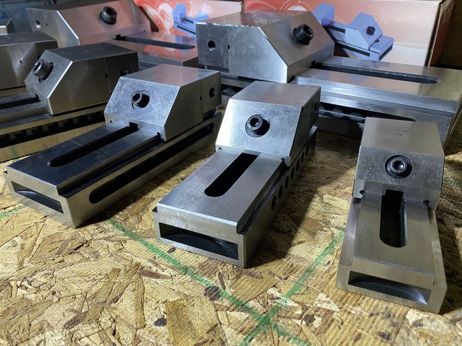 Тиски прицезионые стальные Лещата 50-300 мм