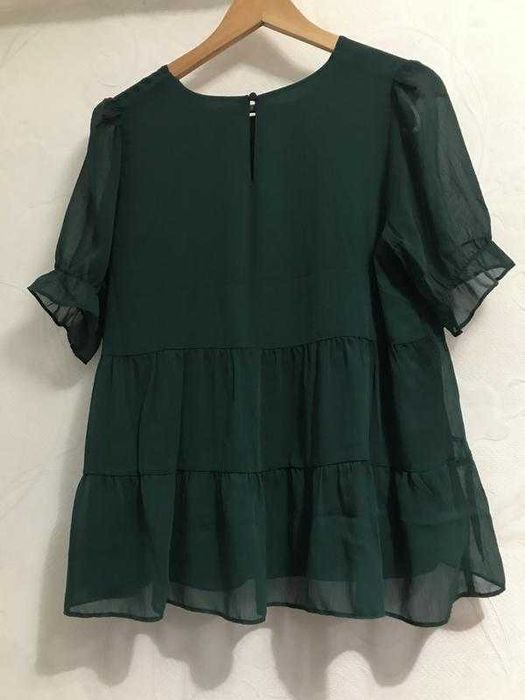 Блуза кофта-блуза изумрудная apricot широкая