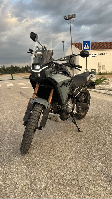 Cf moto 450mt com escape mivv Dakar homologado