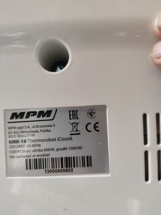 Robot kuchenny MPM iRobot