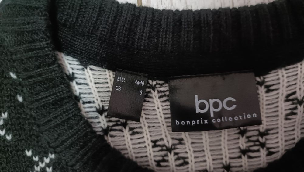 Dopasowany sweter BONPRIX 44/46 rozmiar S