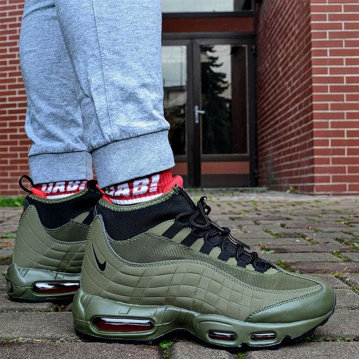 Мужские зимние кроссовки Nike Air Max 95 Sneakerboot "Khaki" 40-45