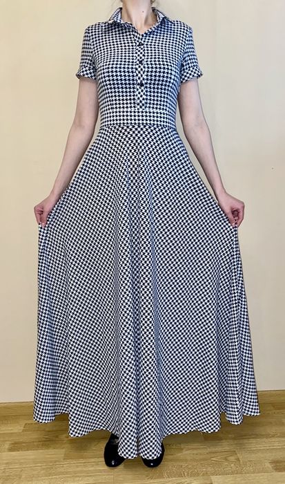 Длинное платье из вискозы