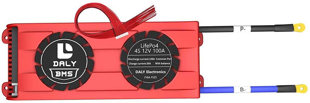 BMS-платы DALY 100A 4S 6S 7S 8S 13S 14S 16S 20S LiFePo4 Li-ion 12V