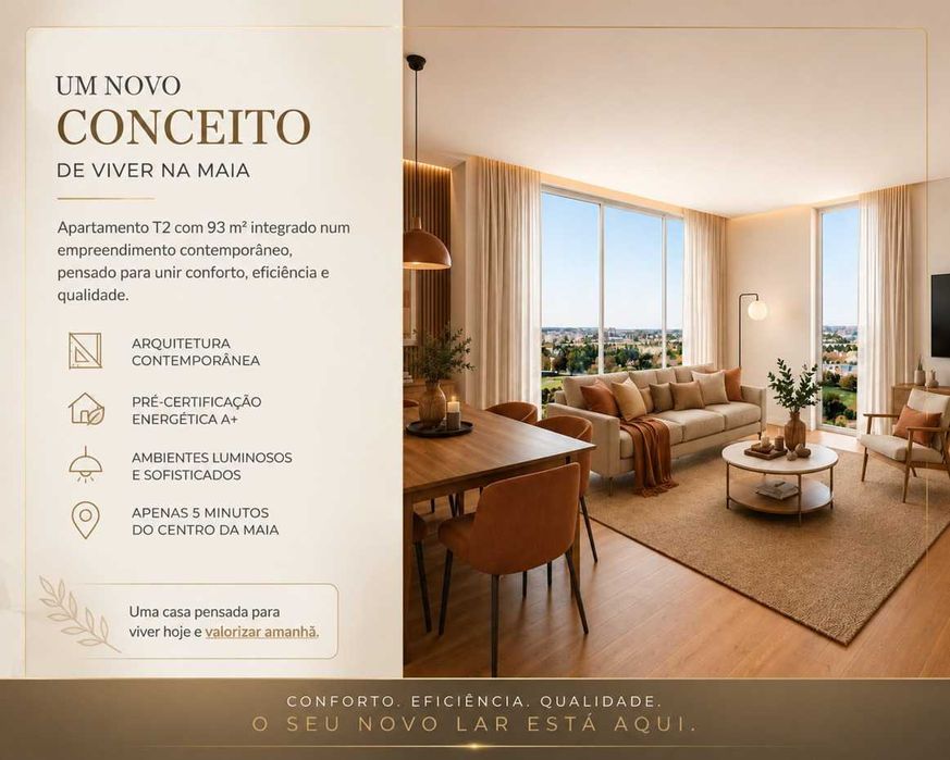 T2 de Luxo na Maia | Conforto, Elegância